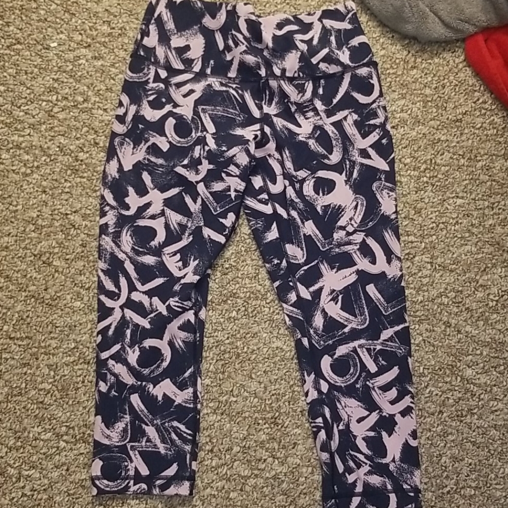 Lululemon wonder under 3/4 length